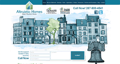 Desktop Screenshot of altruistichomes.com