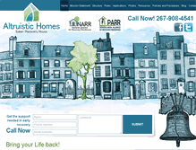 Tablet Screenshot of altruistichomes.com